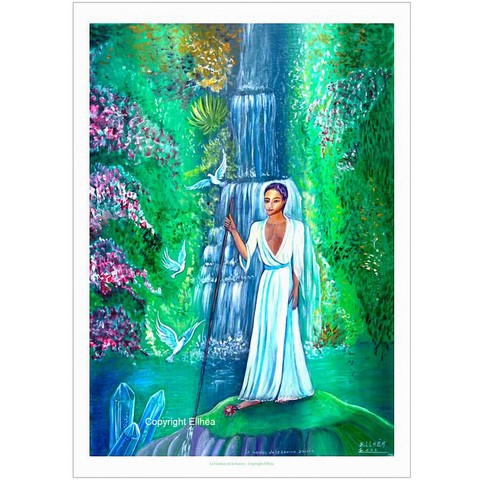 Gardien de la Souce poster peinture Ellhëa