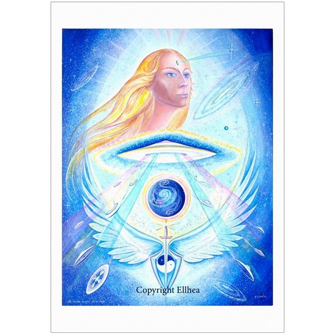 Legions célestes de la paix peinture copyright Ellhëa