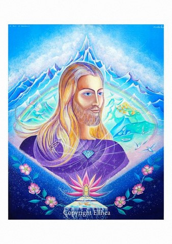 poster porte de Shambhala peinture Ellhëa