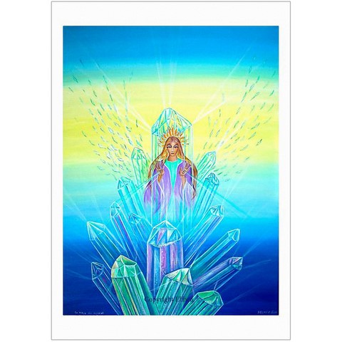 Déva du Cristal poster d'art Ellhëa