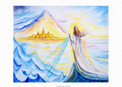 Gardien de Shambhala - poster reproduction de peinture Ellhëa